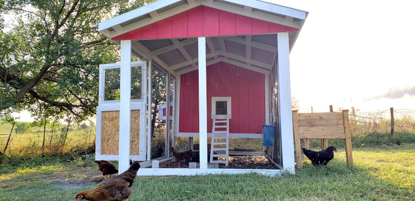 photo of our chicken coop