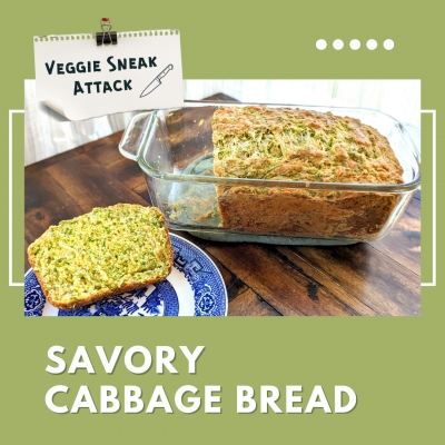 Savory Cabbage Bread - How to make nutritious bread from cabbage